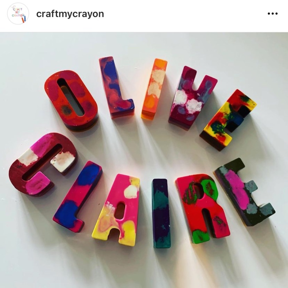 Custom Name Crayons for Coloring & Learning